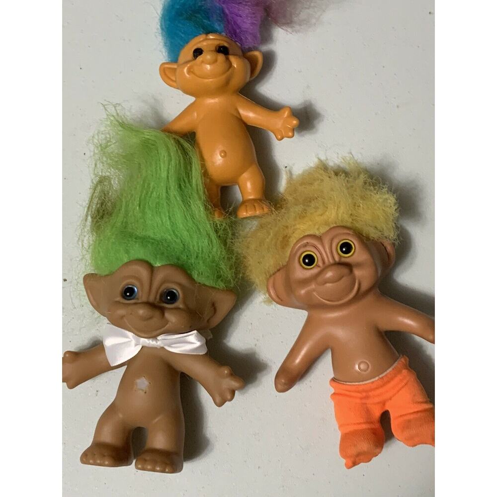Vintage Troll Doll Mixed Lot Ace Acme T.N.T